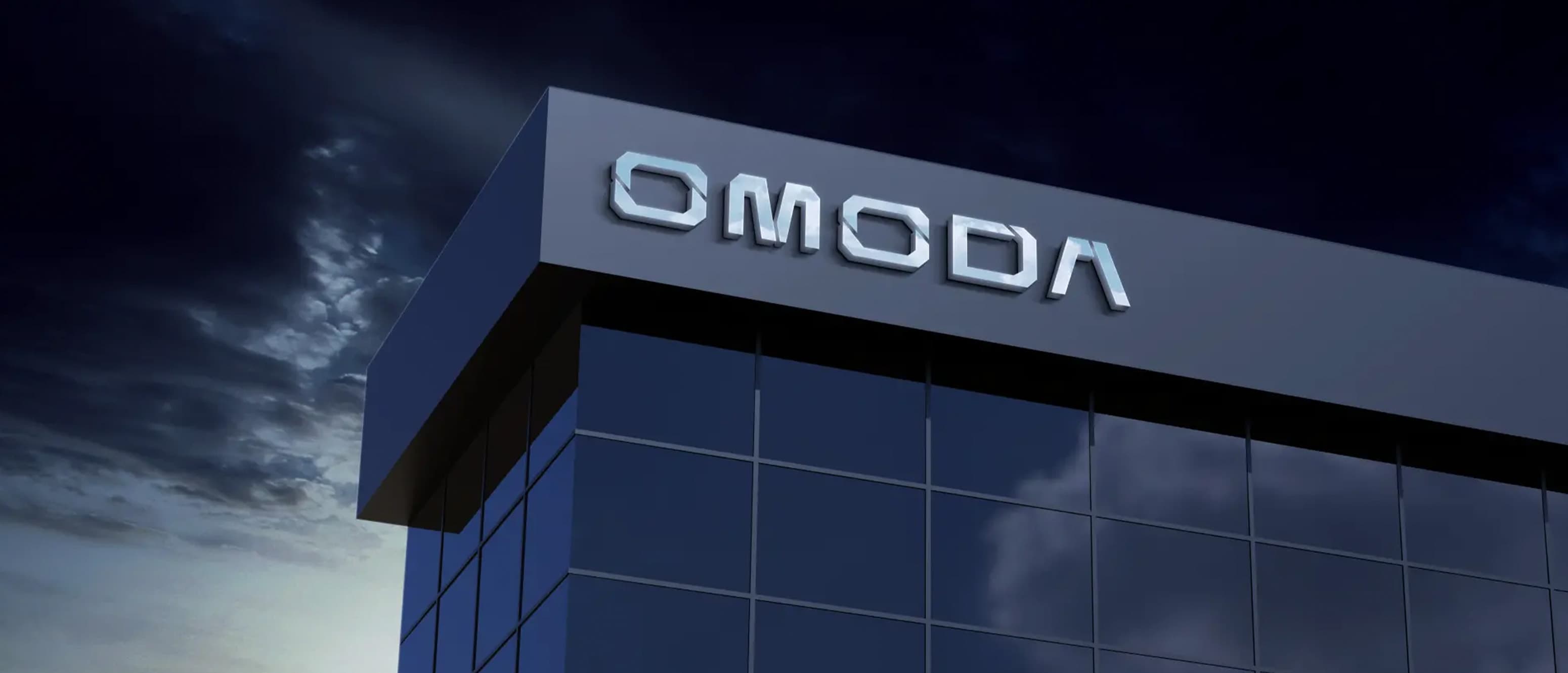 OMODA-skilt på hovedkvarter